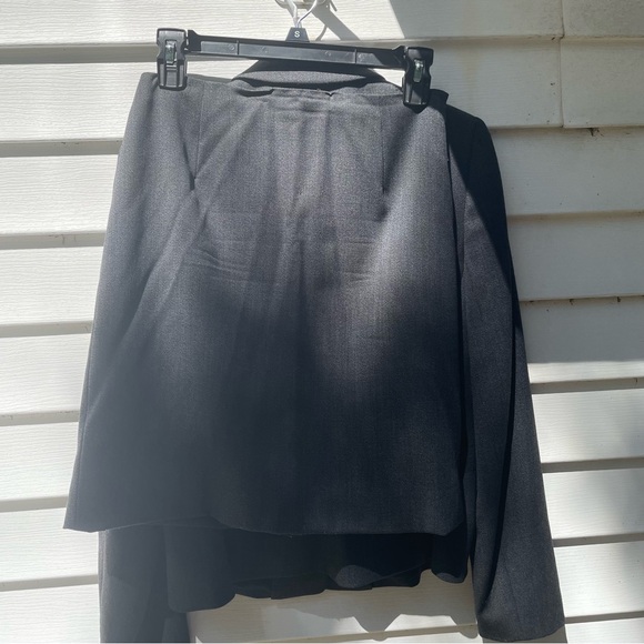 Vintage 80’s Ann Taylor Wool Suit (not Loft) — Jacket and Skirt Size 2 Gray - Picture 3 of 6